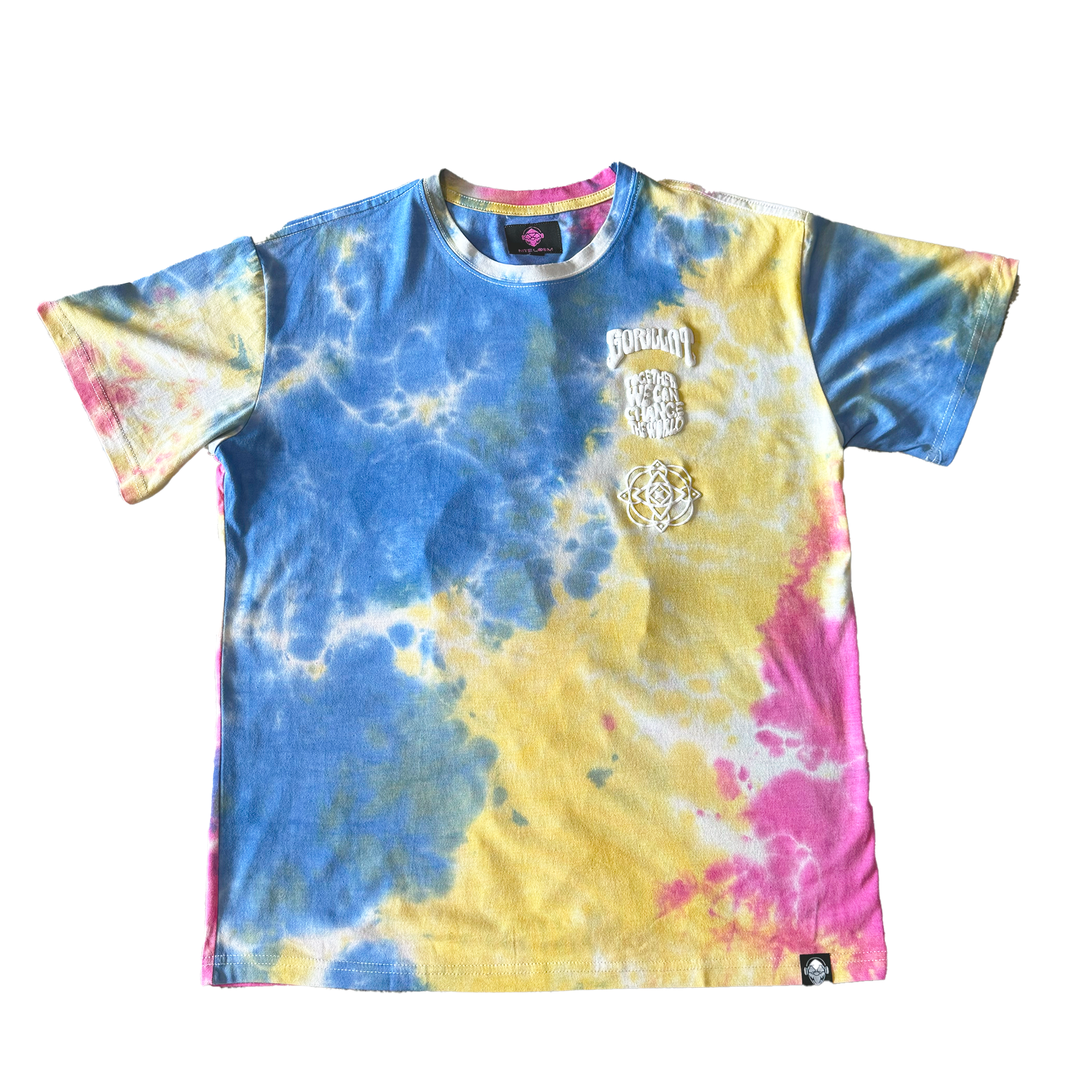 GorillaT Tie Dye Puff Print Tee
