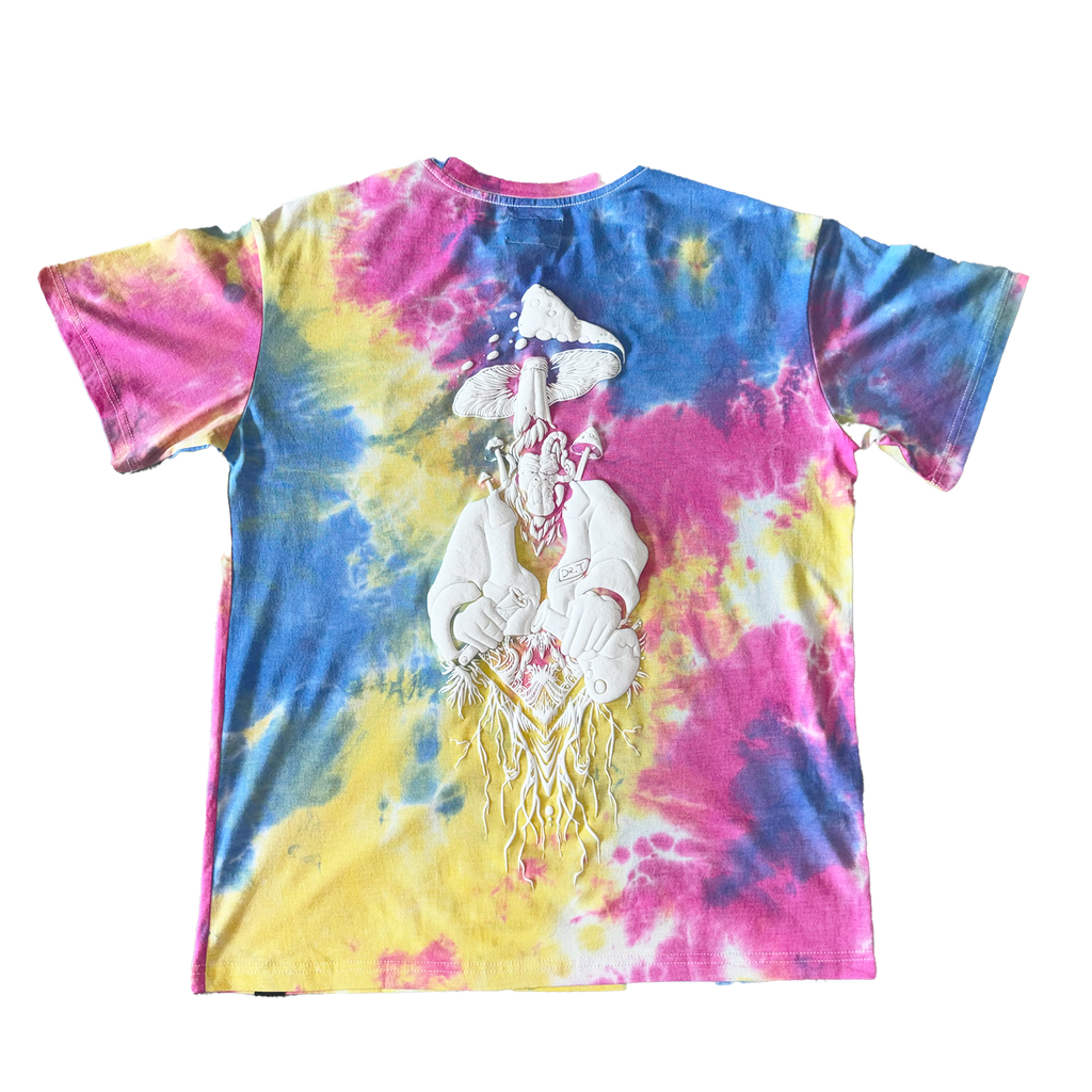 GorillaT Tie Dye Puff Print Tee