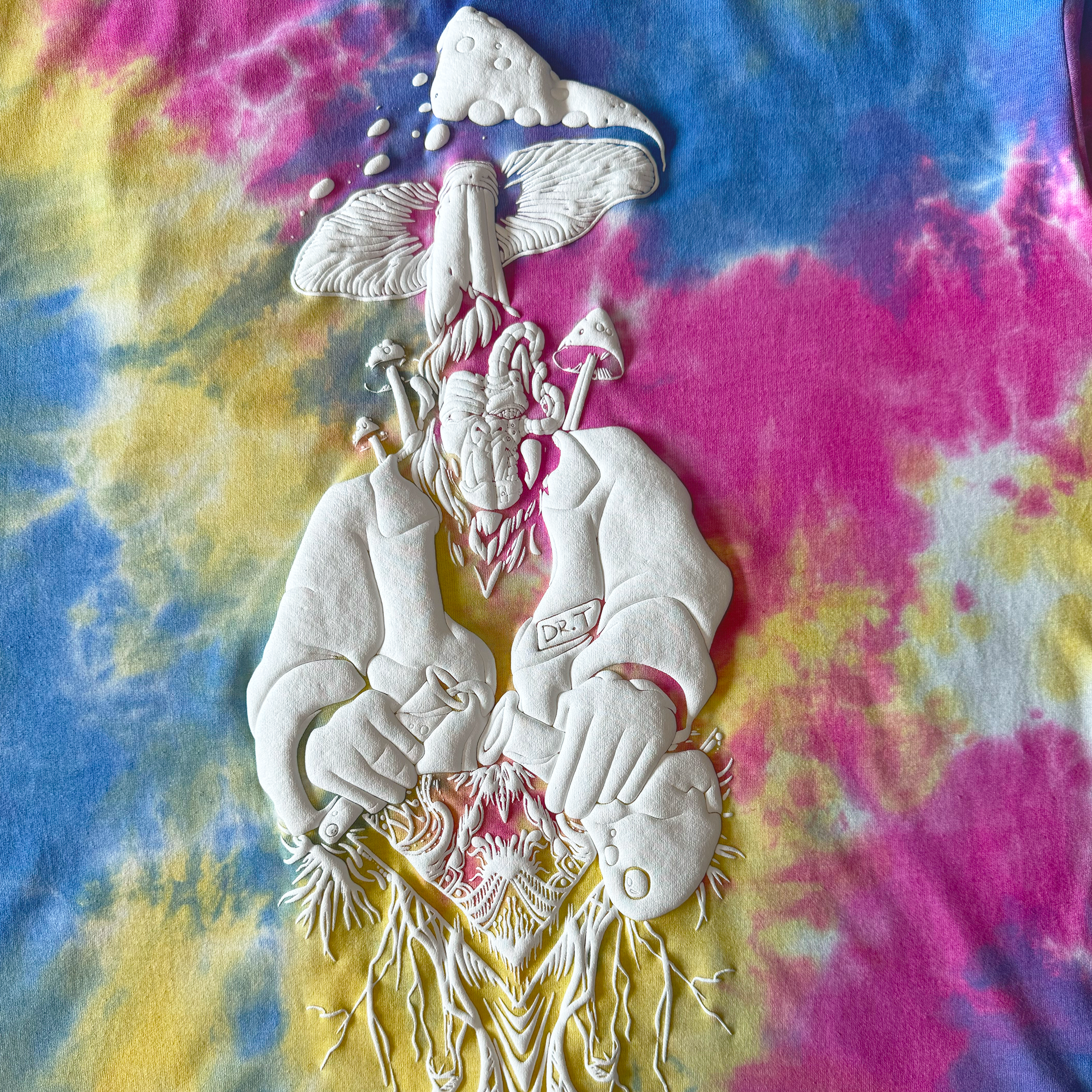 GorillaT Tie Dye Puff Print Tee