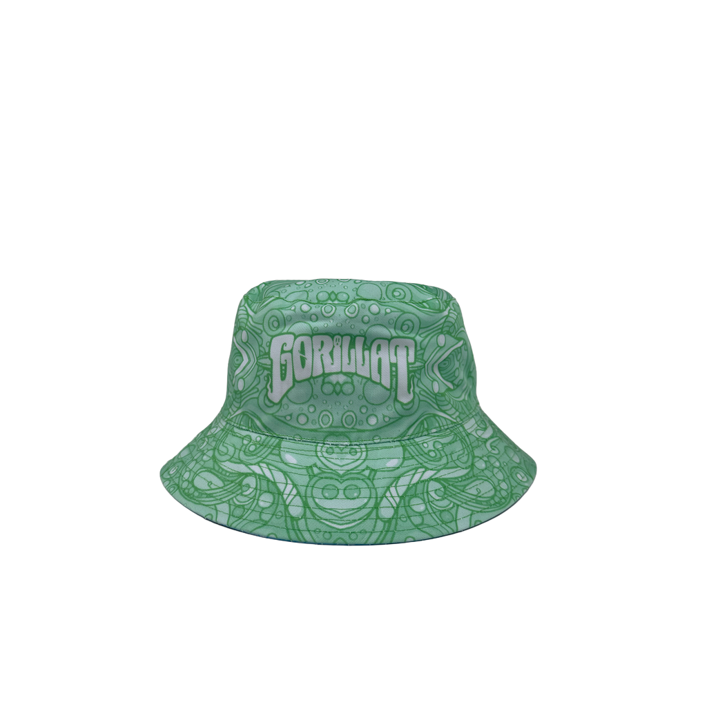 Gorillat Reversible Bucket Hat (Blue / Green)