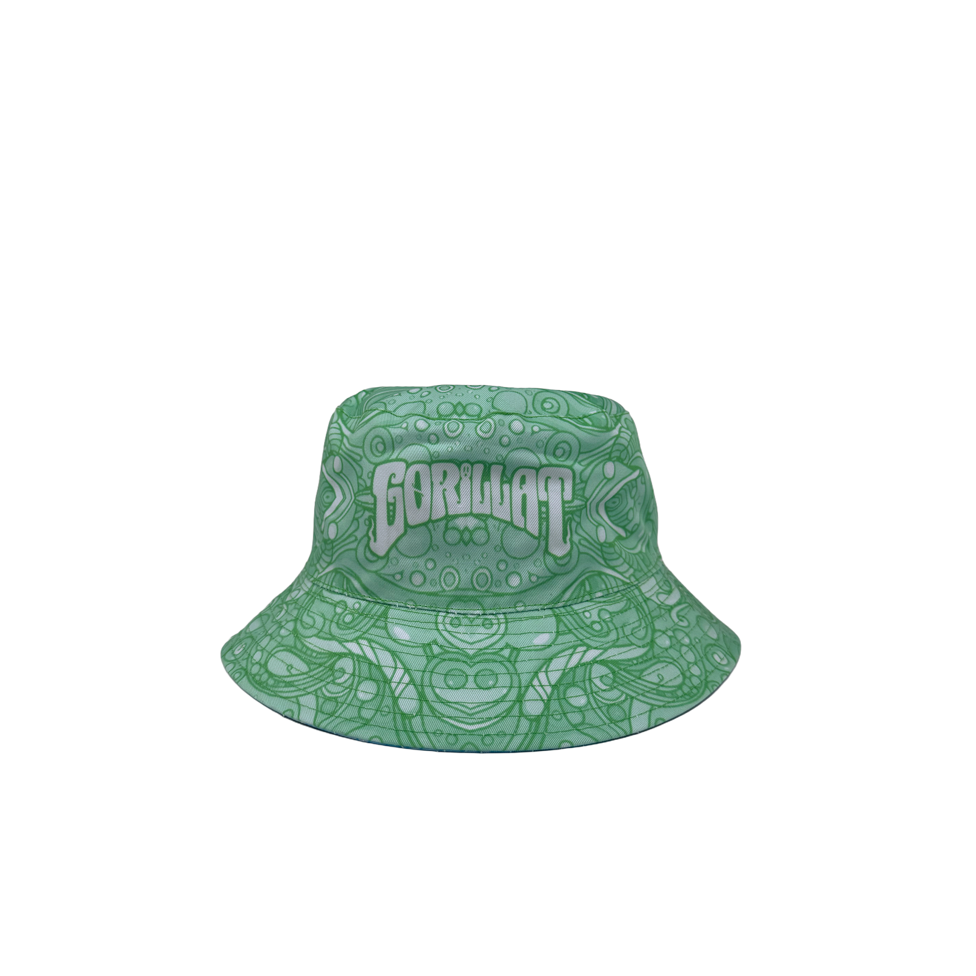 Gorillat Reversible Bucket Hat (Blue / Green)