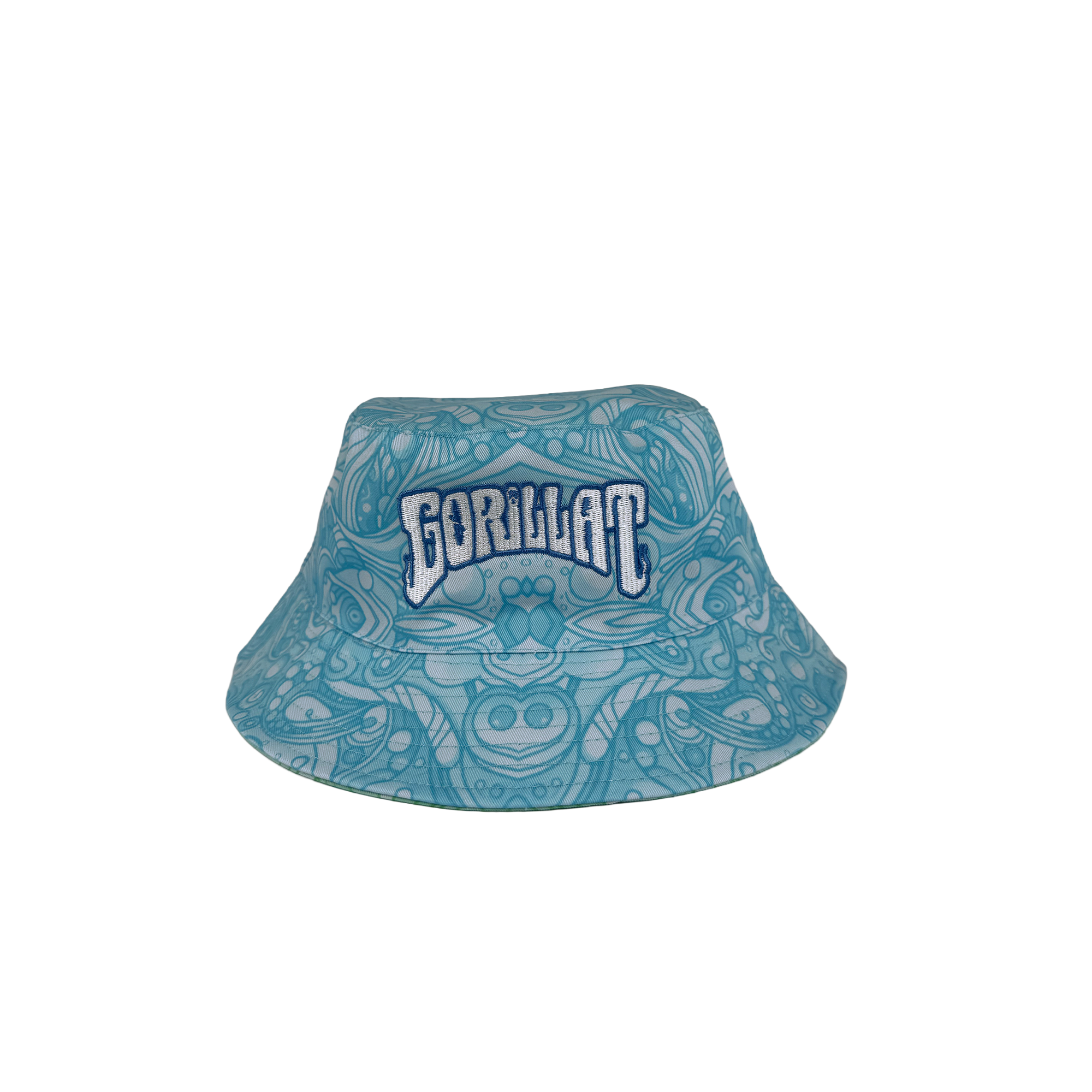Gorillat Reversible Bucket Hat (Blue / Green)