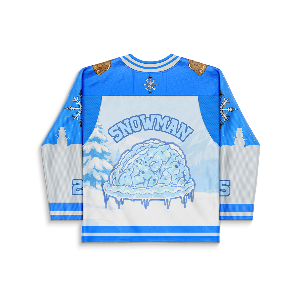 Wobble the Snowman Hockey Jersey