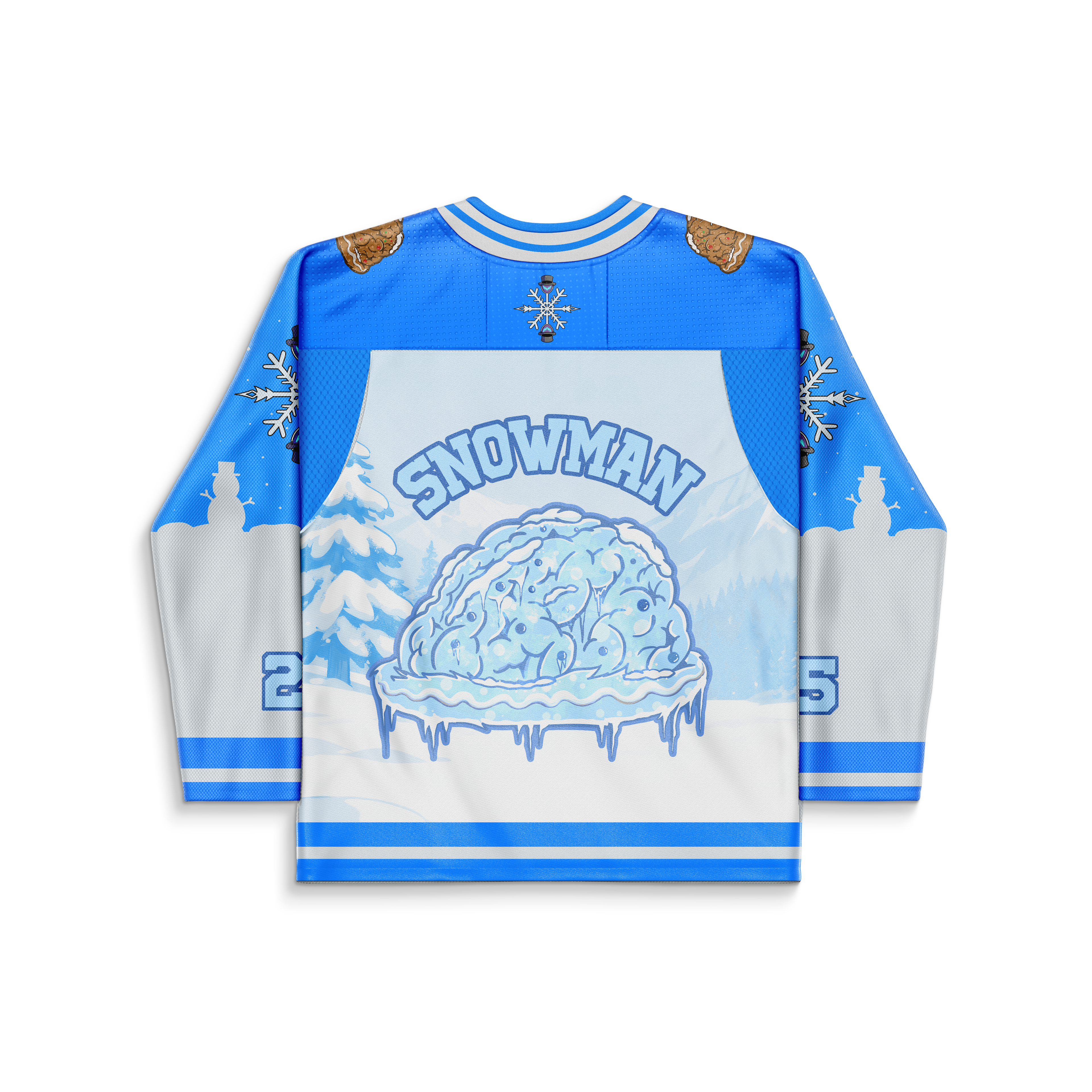Wobble the Snowman Hockey Jersey