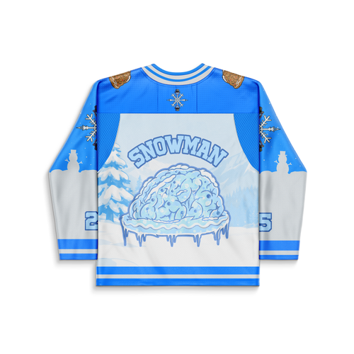 Wobble the Snowman Hockey Jersey